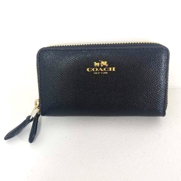 Coach Handbags - NWOT Coach Double Zipper Small Wallet